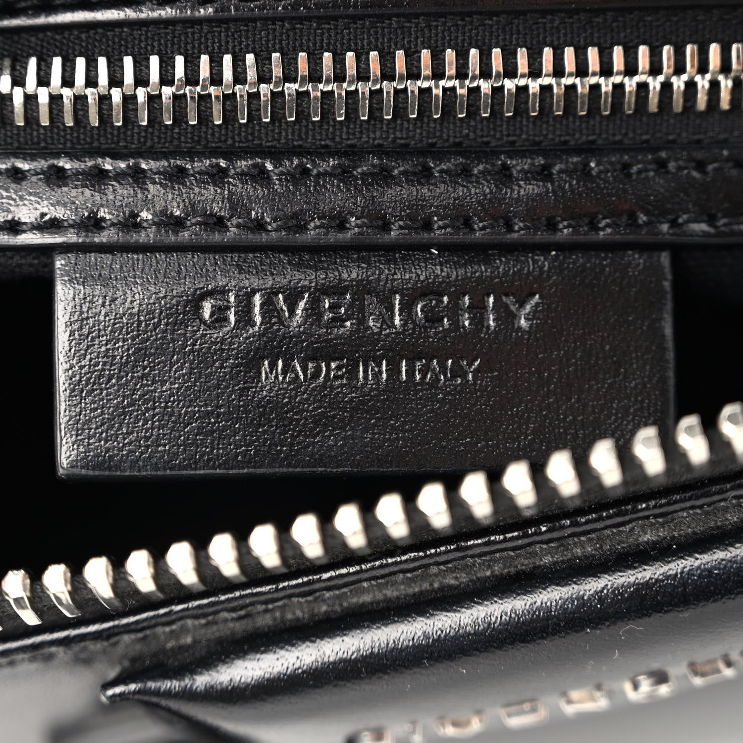 Givenchy Shiny Lord Calfskin Mini Antigona Black 6 of 9