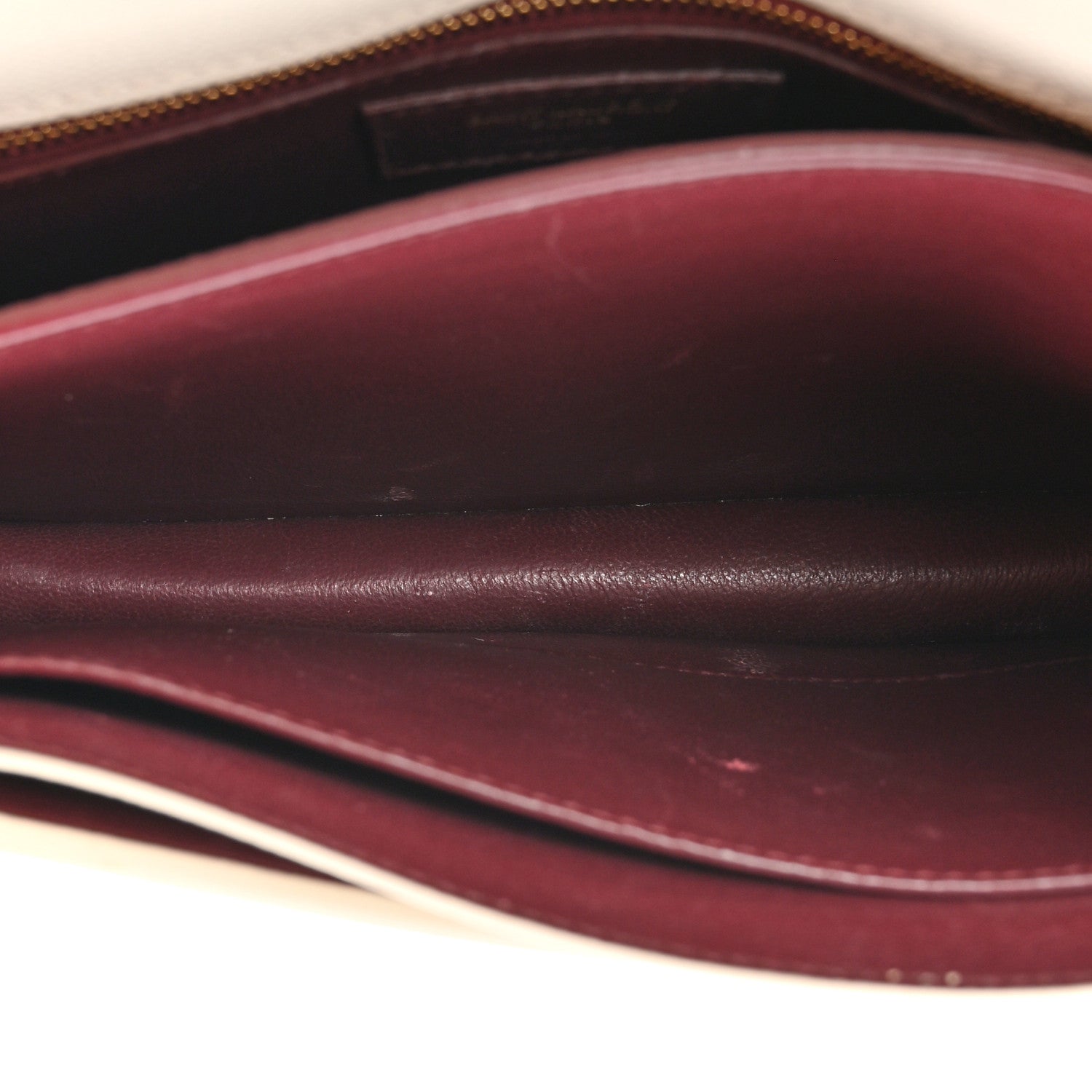 Saint Laurent Grain De Poudre Monogram Cassandra Clasp Bag Crema Soft 6 of 18