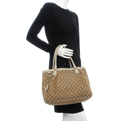 Gucci Monogram Medium Sukey Top Handle Tote Off White 2 of 16