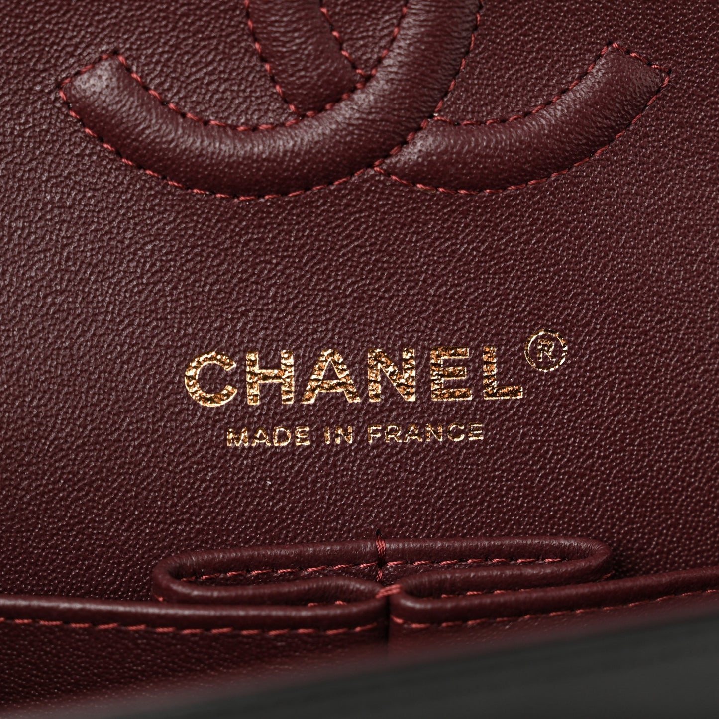 Lambskin Quilted Small Double Flap Black