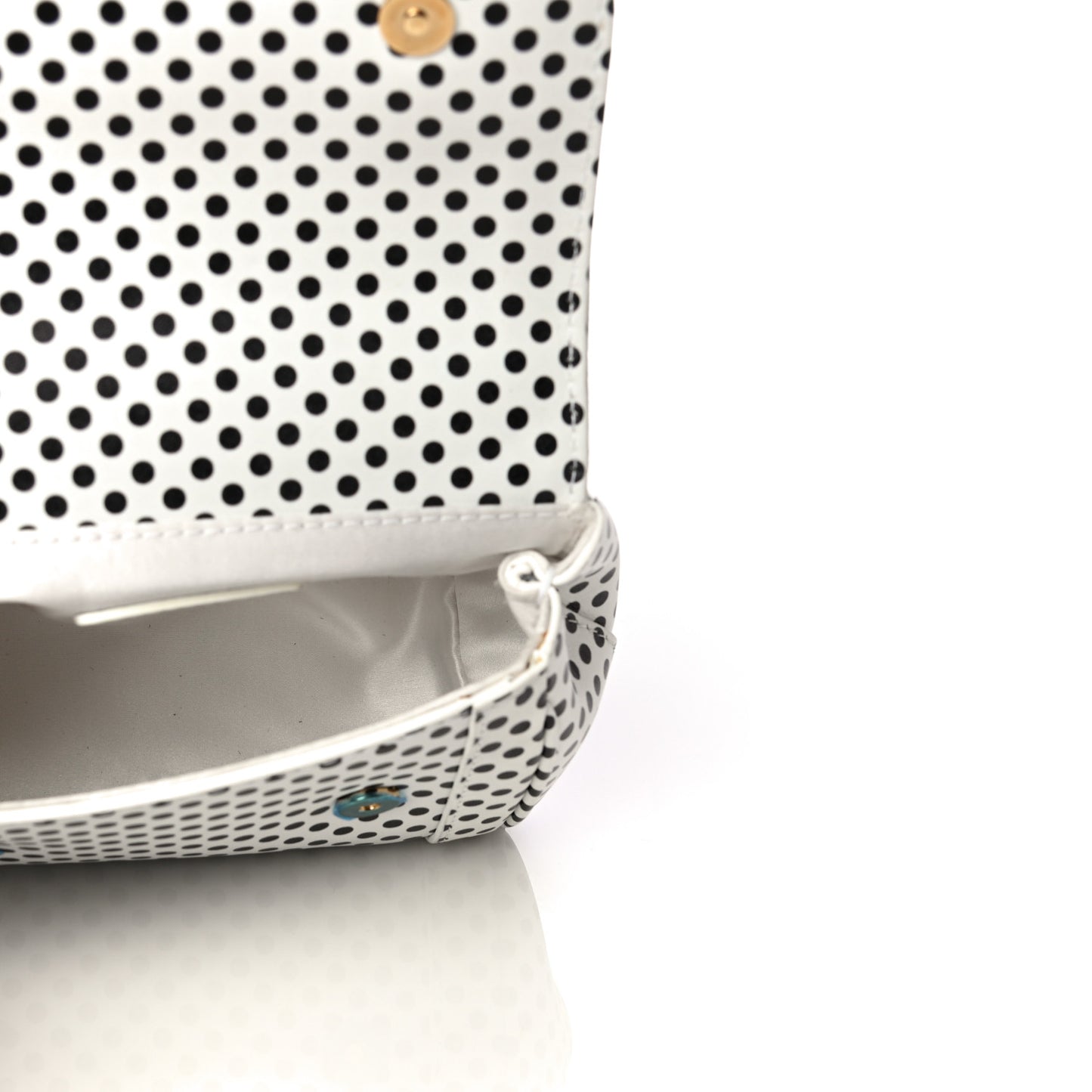 Vitello Polka Dot Childrens Satchel White Black
