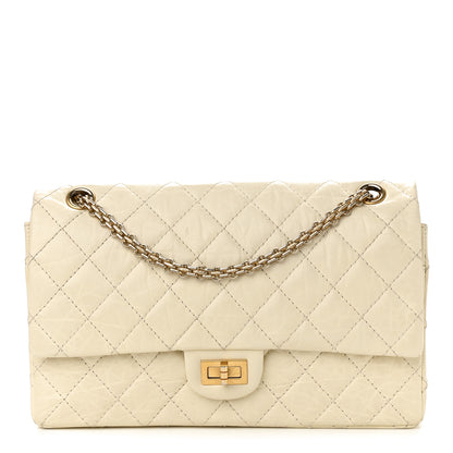 Chanel Aged Calfskin Quilted 2.55 Reissue 226 Flap Ivory 1 of 10