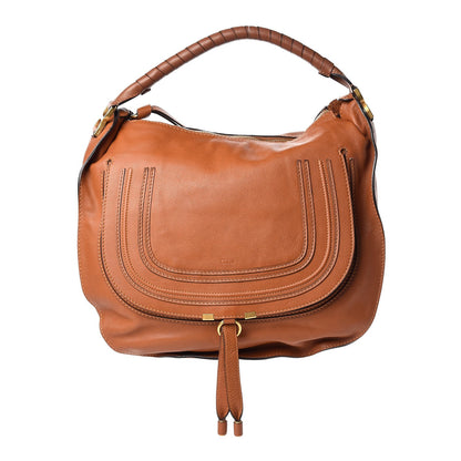 Chloe Calfskin Large Marcie Hobo Tan 1 of 8