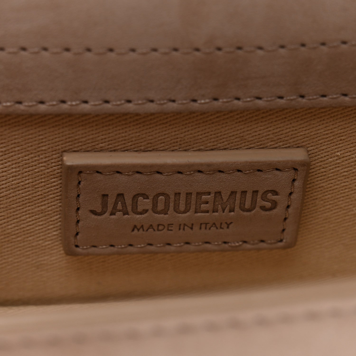 Jacquemus Nubuck Le Grand Bambino Dark Beige 6 of 10