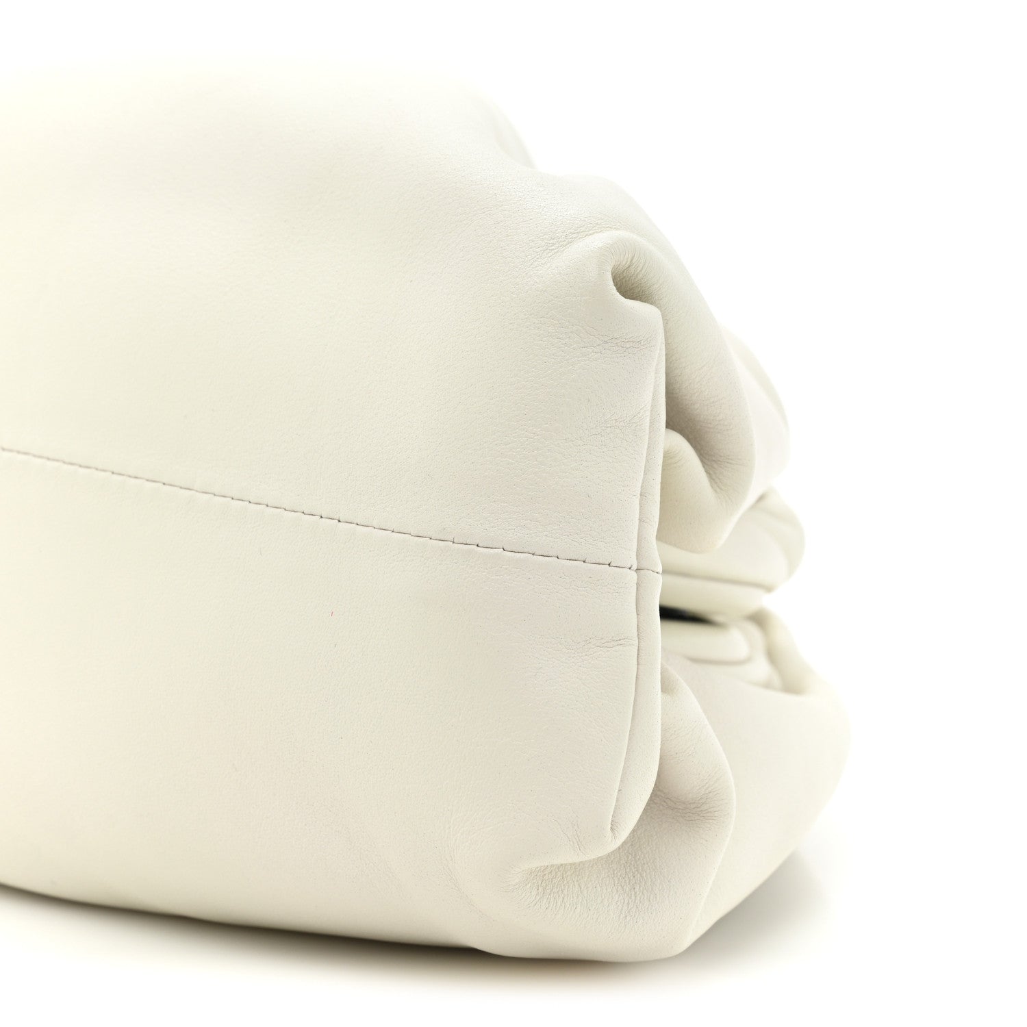 Bottega Veneta Smooth Butter Calf The Pouch Oversized Clutch Mist 7 of 8