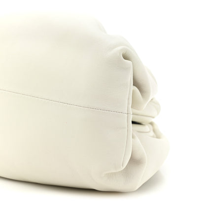 Bottega Veneta Smooth Butter Calf The Pouch Oversized Clutch Mist 7 of 8