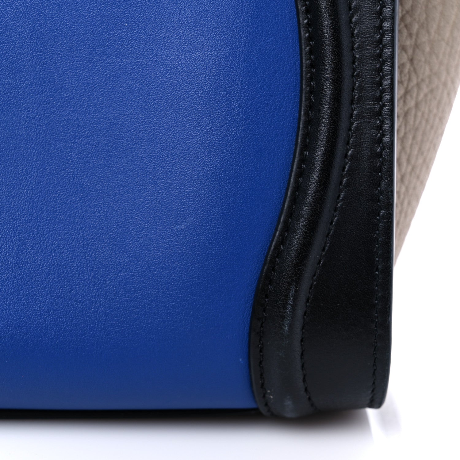 Celine Smooth Calfskin Bullhide Nano Tri-Color Luggage Indigo 18 of 24