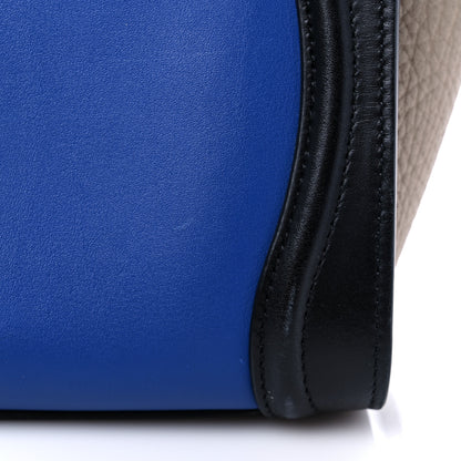 Celine Smooth Calfskin Bullhide Nano Tri-Color Luggage Indigo 18 of 24