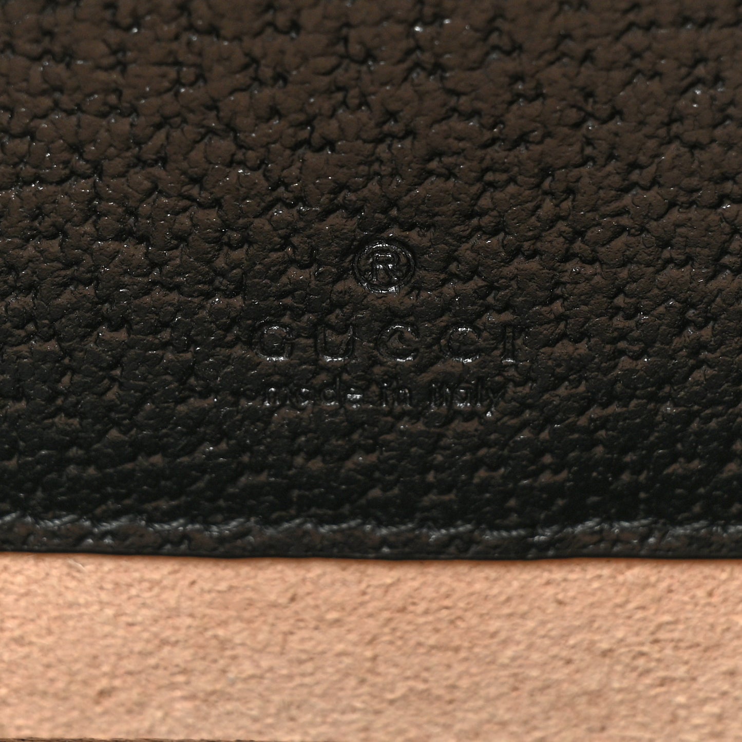 GG Supreme Monogram Textured Dollar Calfskin Mini New Basket Shoulder Bag Beige Ebony Black