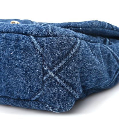 Chanel Denim Quilted Medium Chanel 19 Flap Blue 10 of 11