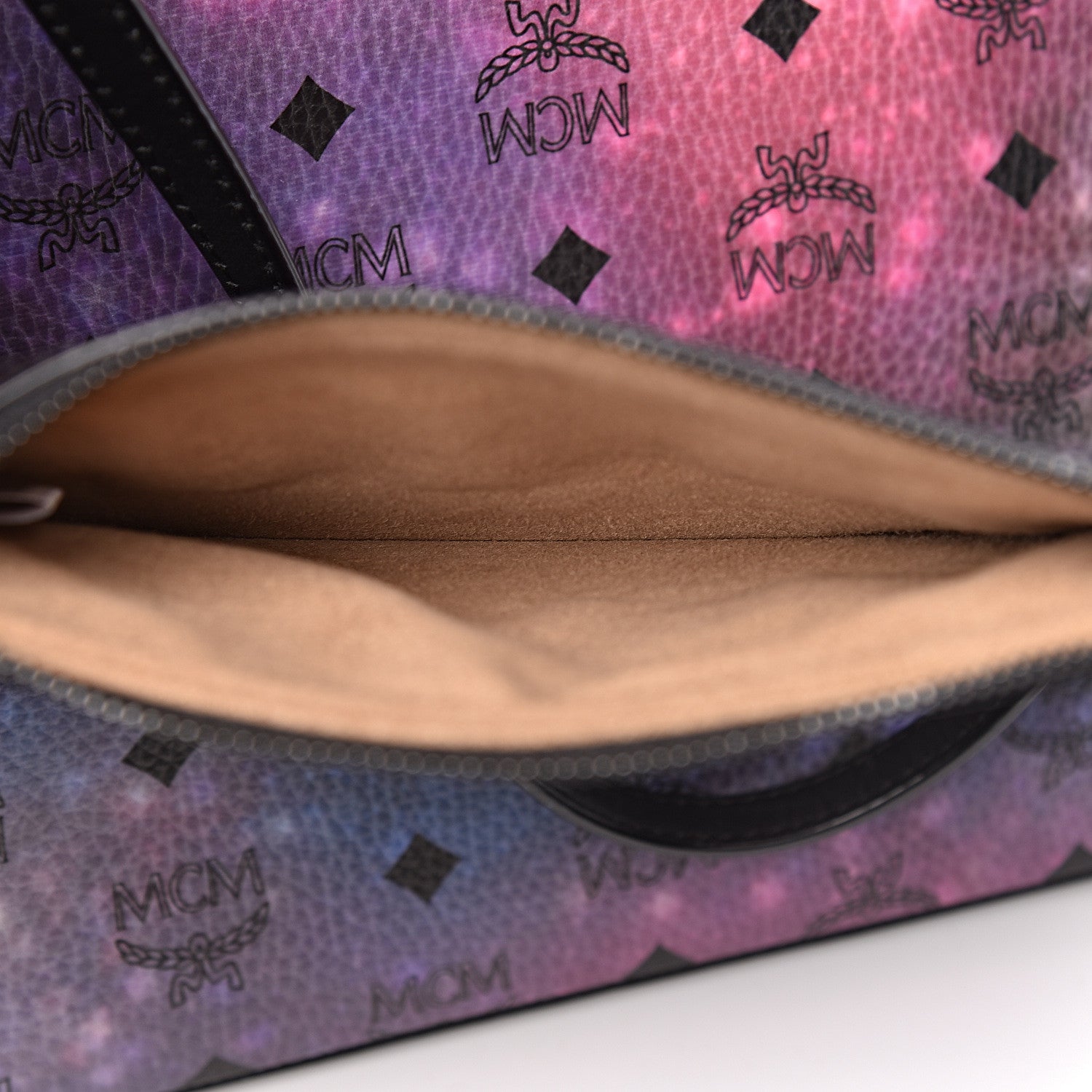 MCM Galaxy Visetos Medium Shopper Tote Multicolor 9 of 12