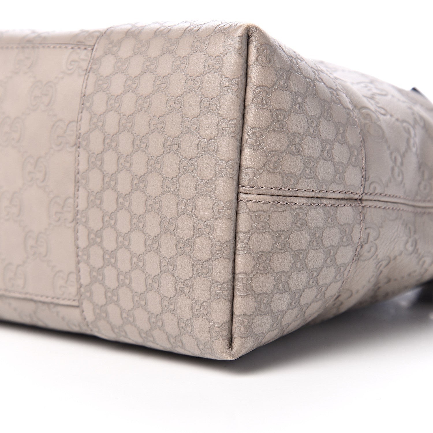 Gucci Guccissima Medium Bree Foldover Tote Nude 8 of 9