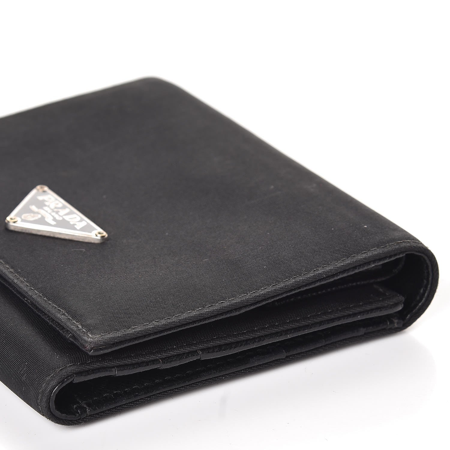 Prada Tessuto Nylon Wallet Nero Black 9 of 12