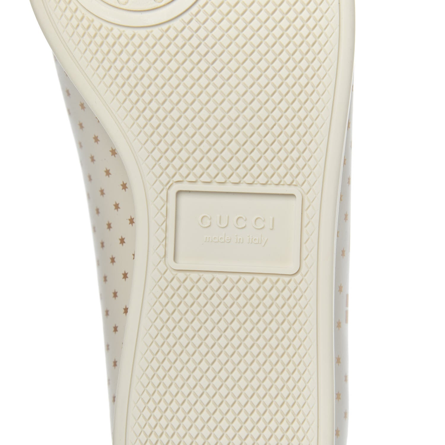 Gucci X SEGA Calfskin GUCCY Stars Womens Falacer Sneakers 36 White 7 of 9