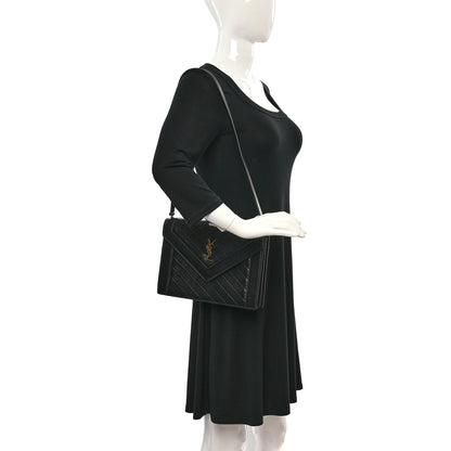 Saint Laurent Lambskin Quilted Mini Gaby Satchel Black 2 of 8