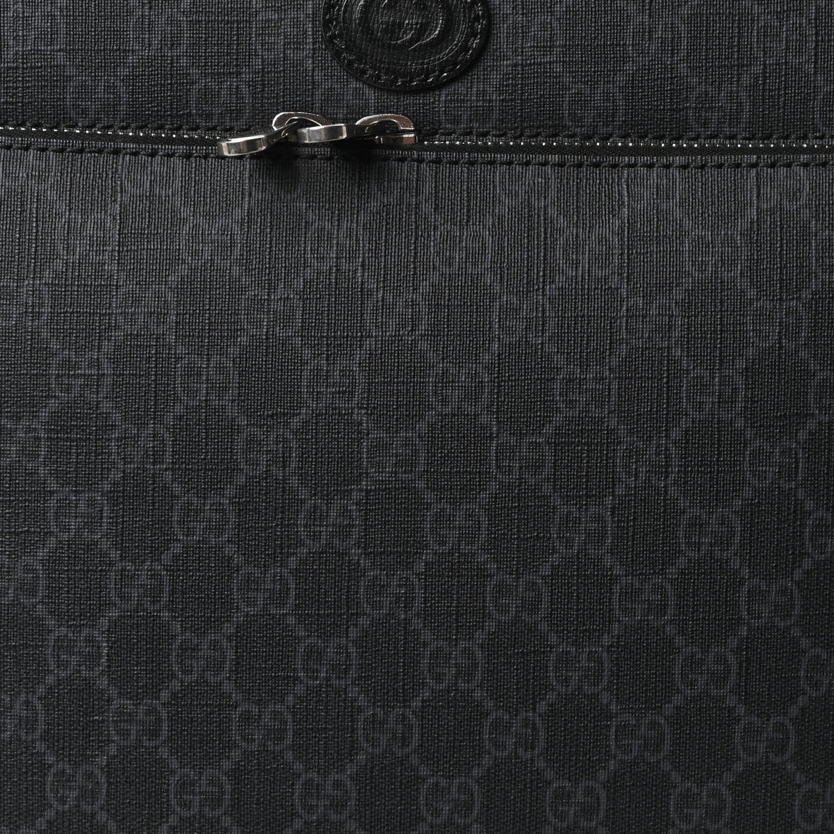 Gucci GG Supreme Monogram Azalea Calfskin Retro Interlocking G Small Savoy Cabin Trolley Black 7 of 9