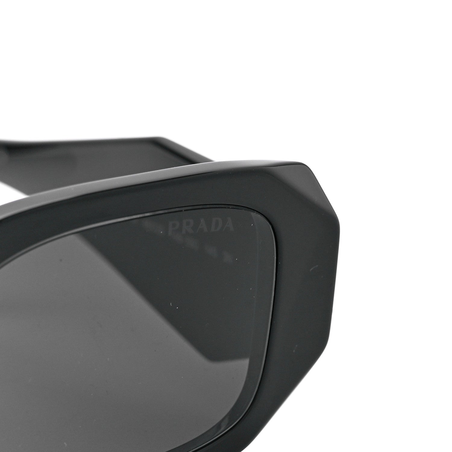 Prada Acetate Symbole Sunglasses SPR 17W Black 7 of 8