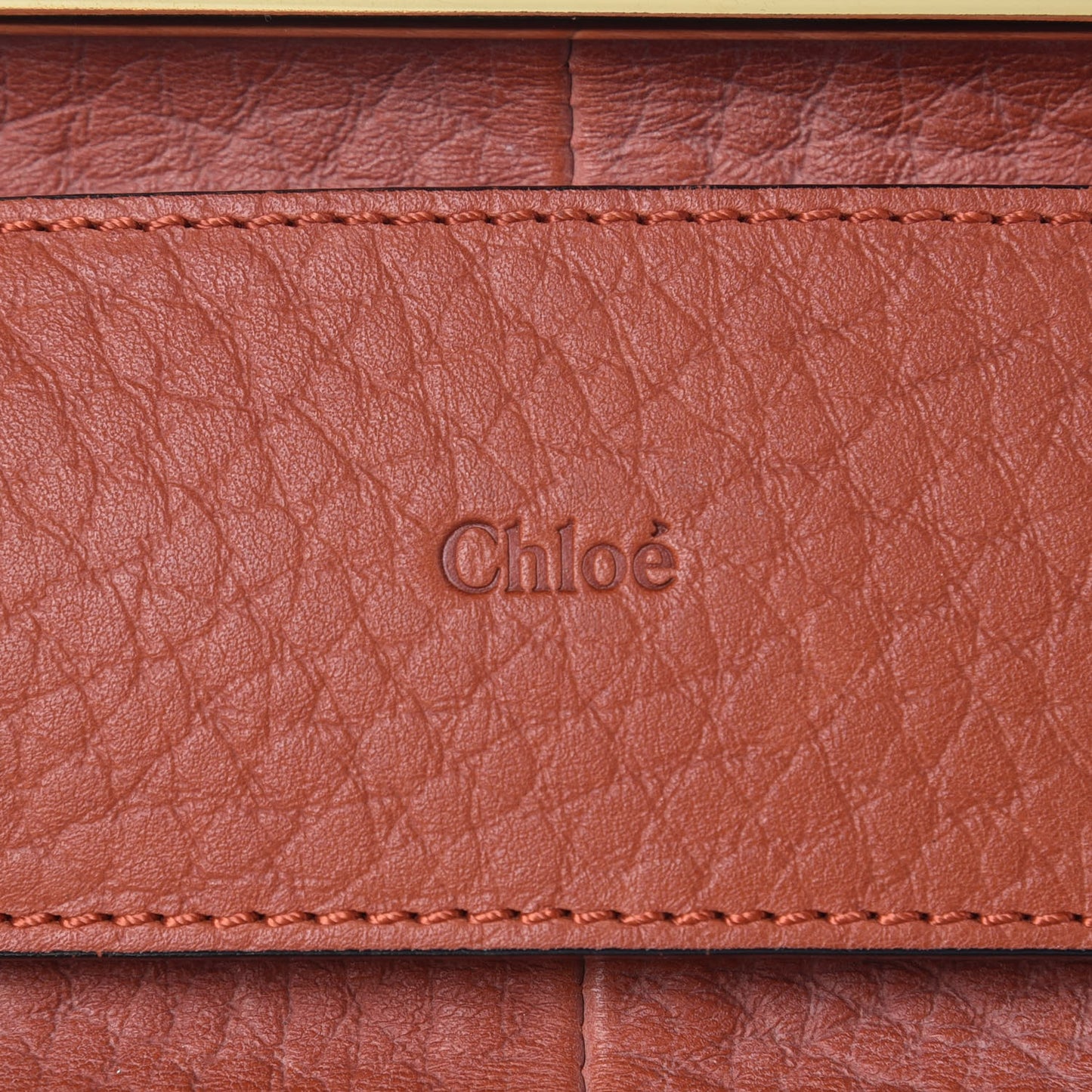 Patent Calfskin Small Sally Flap Bag Copper Red