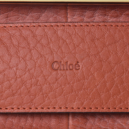 Chloe Patent Calfskin Small Sally Flap Bag Copper Red 9 of 9