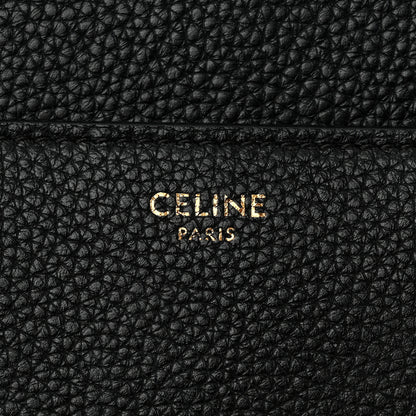 Celine Grained Calfskin Classique 16 Top Handle Bag Black 6 of 14