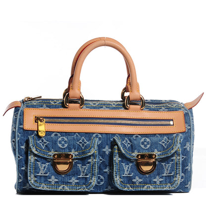 Louis Vuitton Monogram Denim Neo Speedy Blue 1 of 7