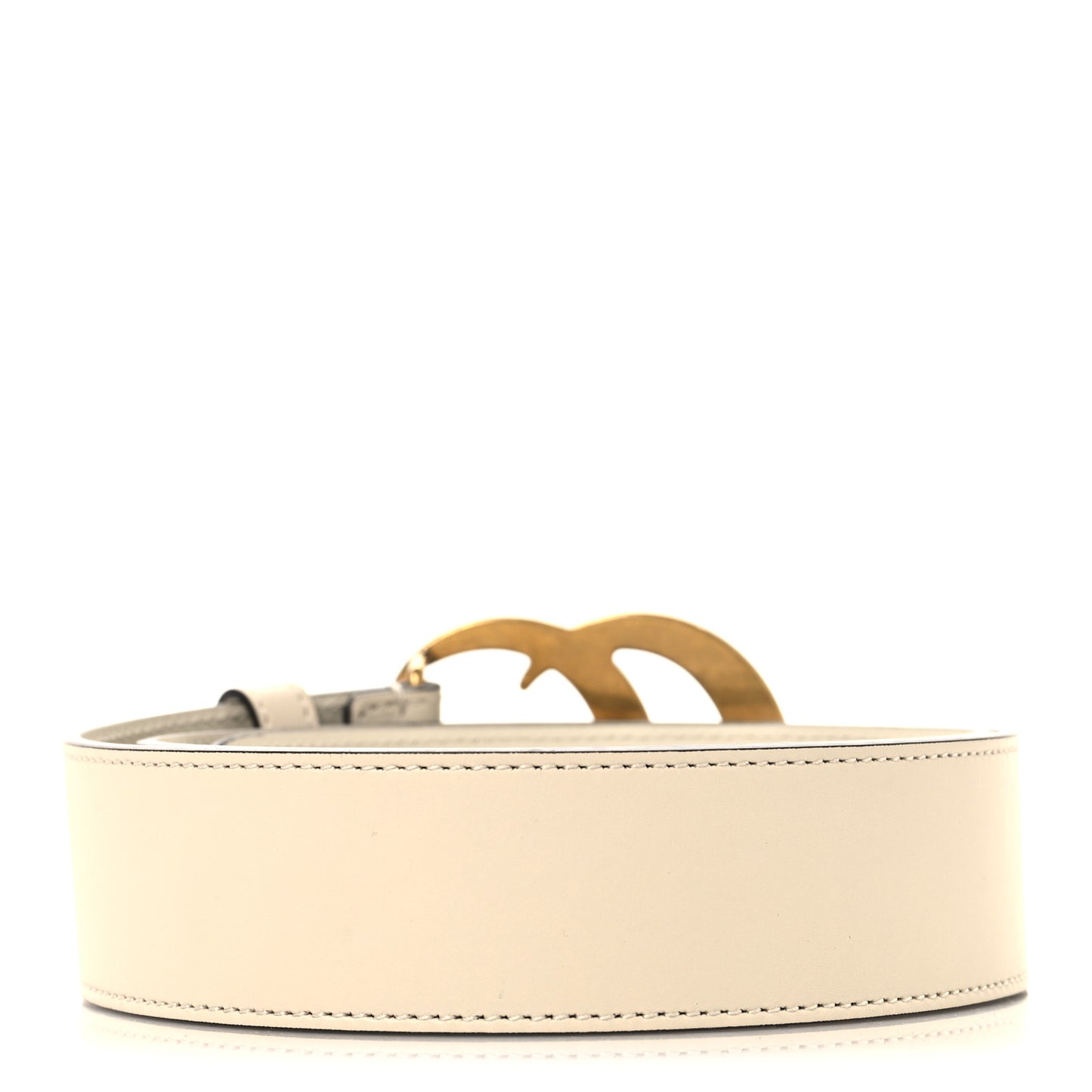 Calfskin Double G 40mm Belt 80 32 Mystic White