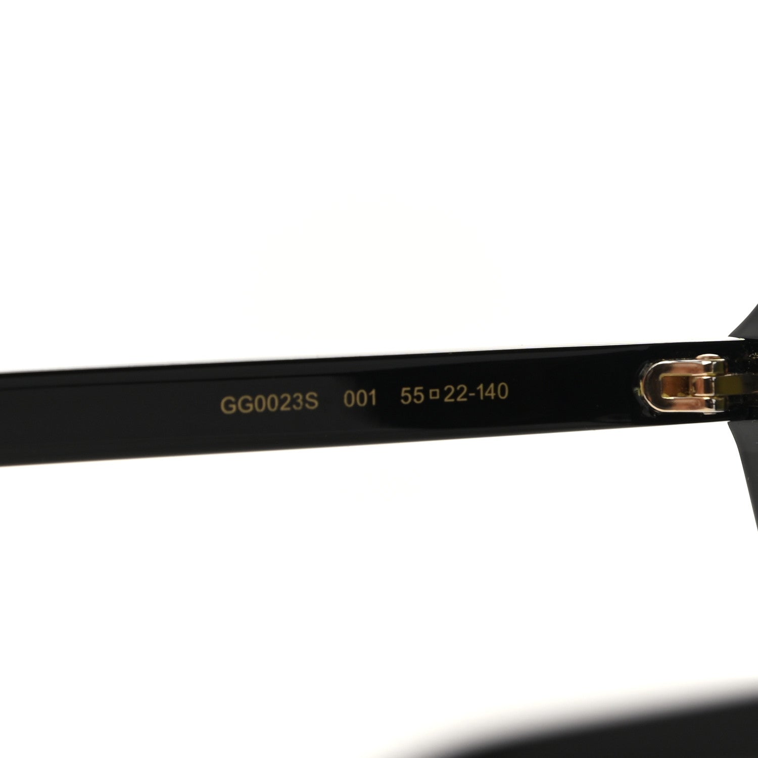 Gucci Acetate Round Sunglasses GG0023S Black 6 of 8
