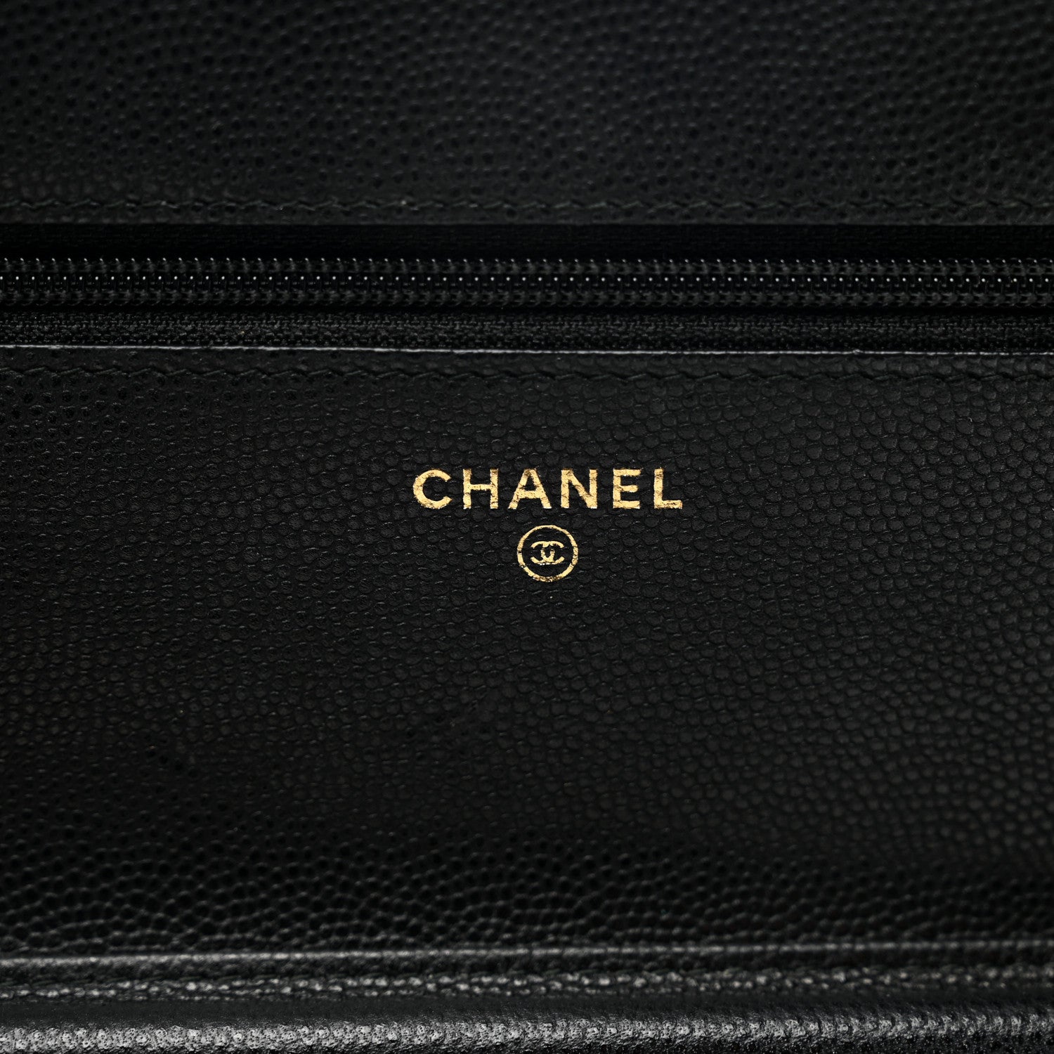 Chanel Caviar Quilted Golden Class Wallet On Chain WOC Black 7 of 12