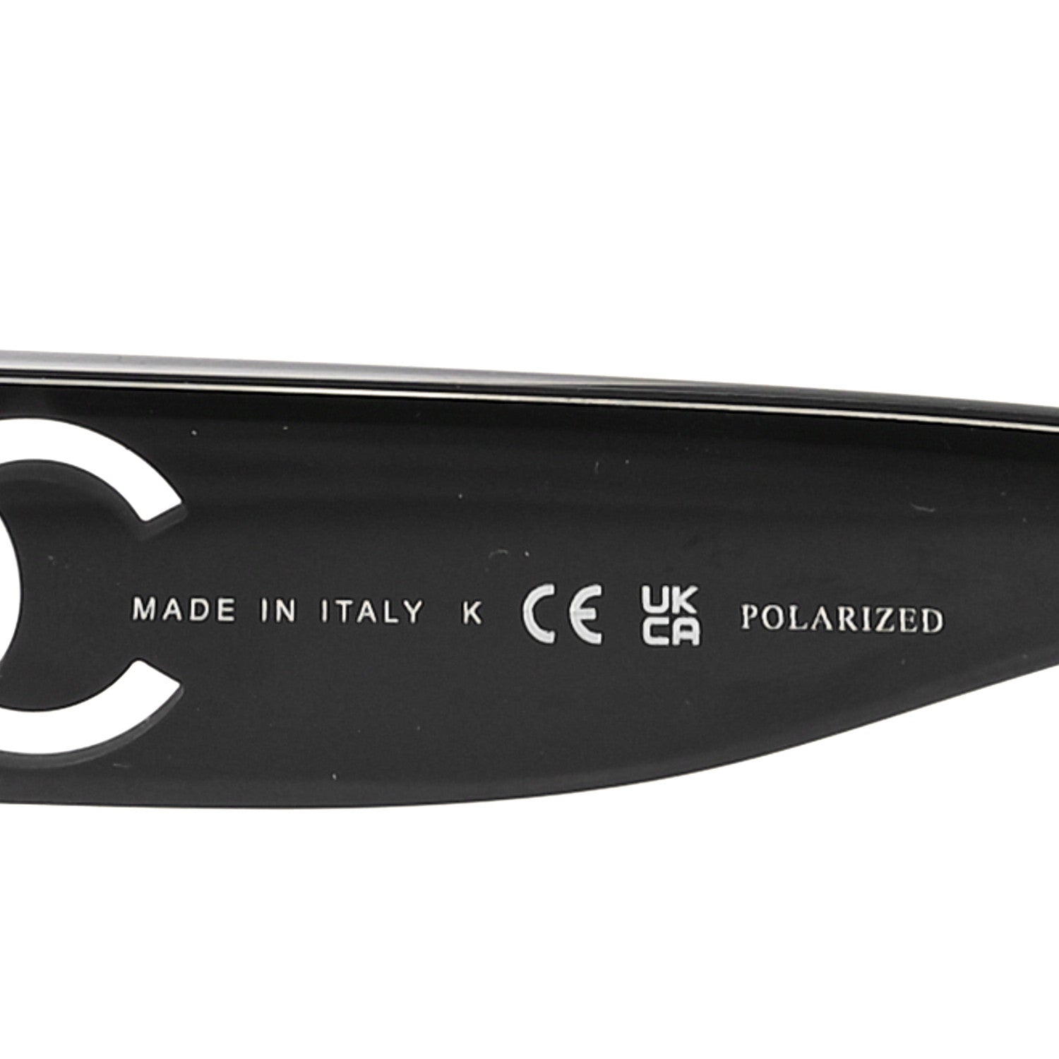 Chanel Acetate Nyon Oval CC Sunglasses 5528-A Black 5 of 7