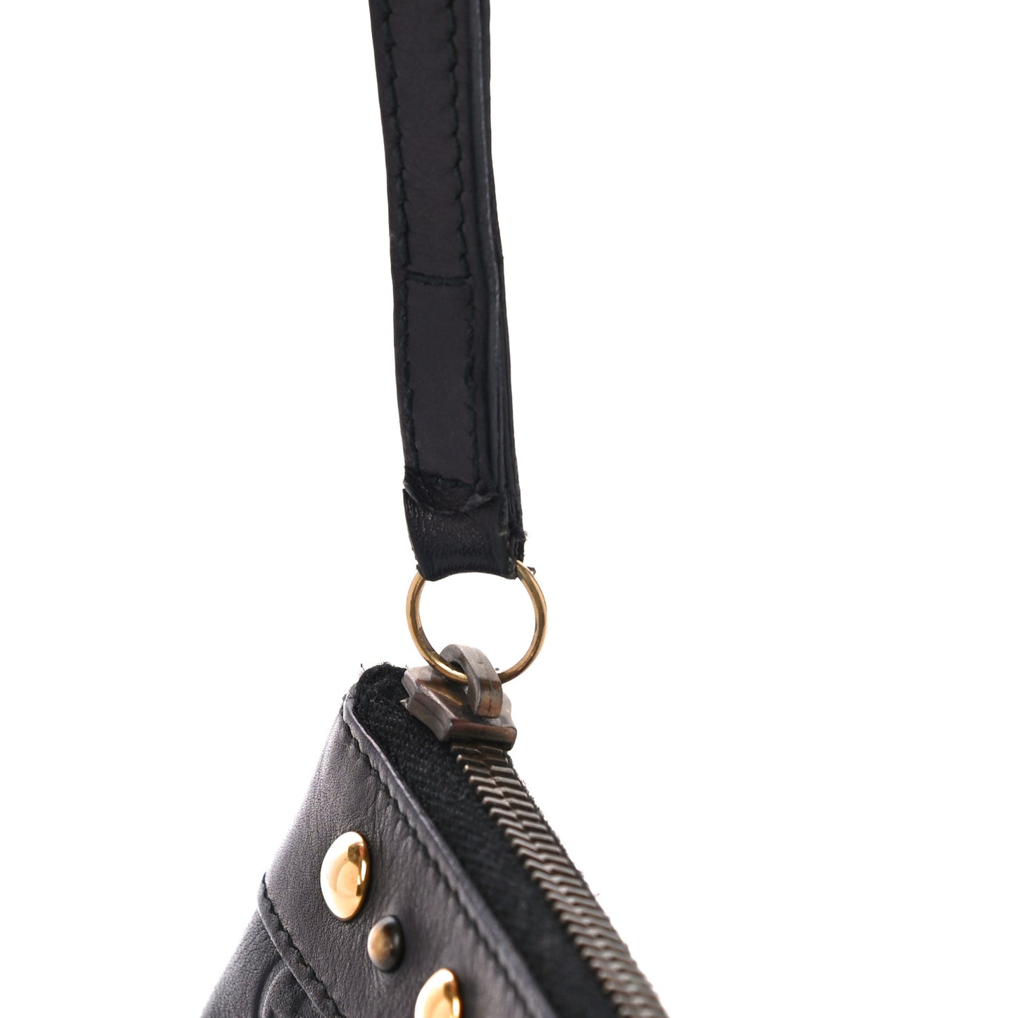Guccissima Babouska Wristlet Black