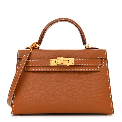 Hermes Epsom Mini Kelly Sellier 20 Gold 1 of 11