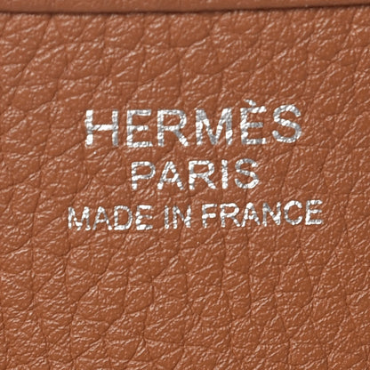 Hermes Taurillon Clemence Evelyne III PM Gold 6 of 10