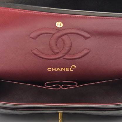 Chanel Lambskin Quilted Medium Double Flap Black 5 of 10