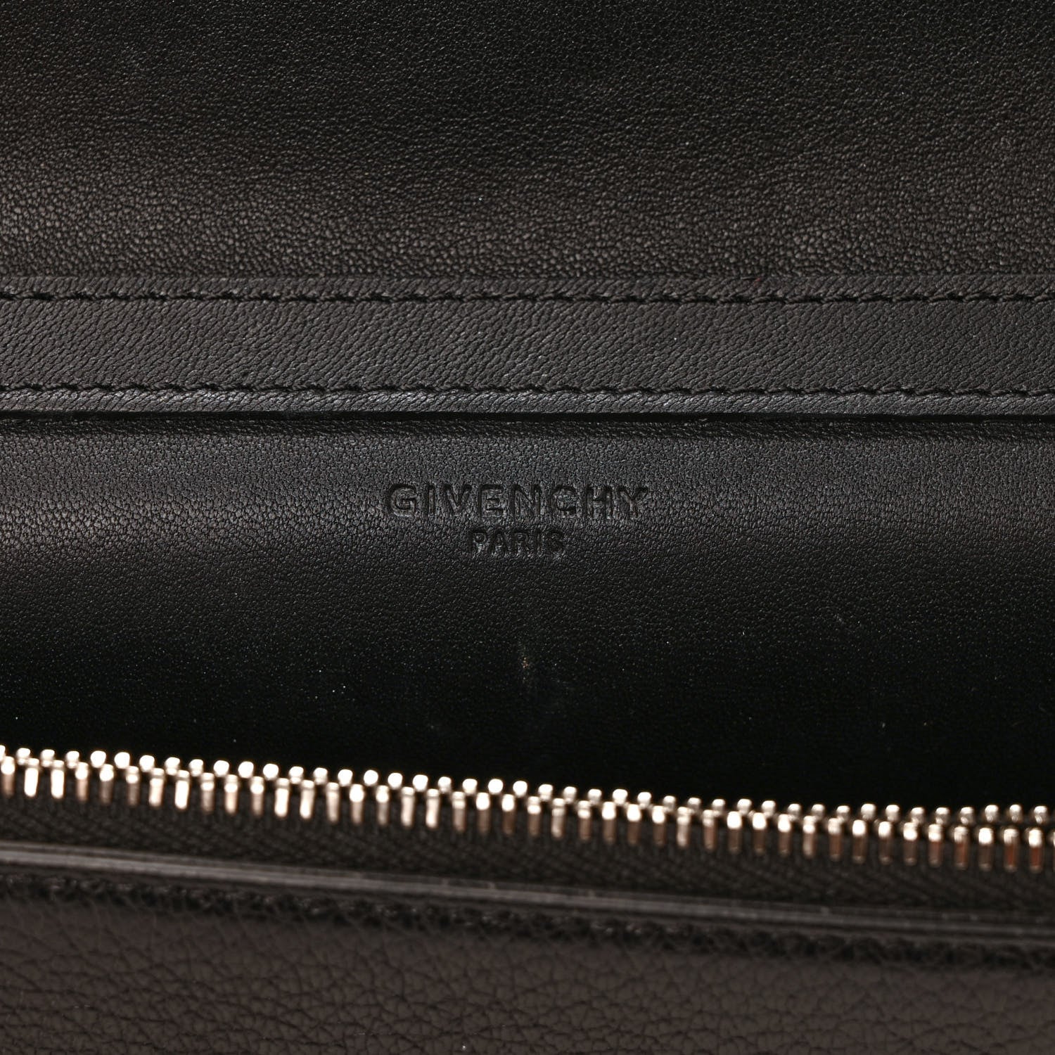 Givenchy Sugar Goatskin Pandora Chain Wallet Black 6 of 9