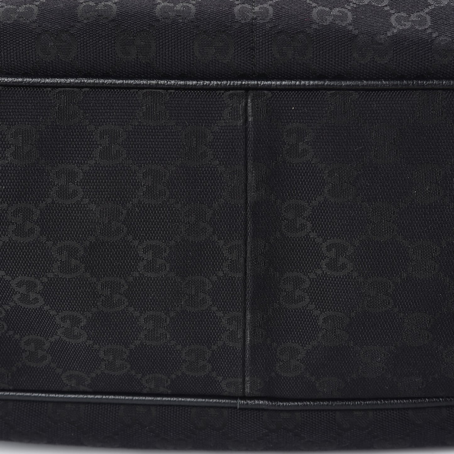 Monogram Large Diaper Bag Black
