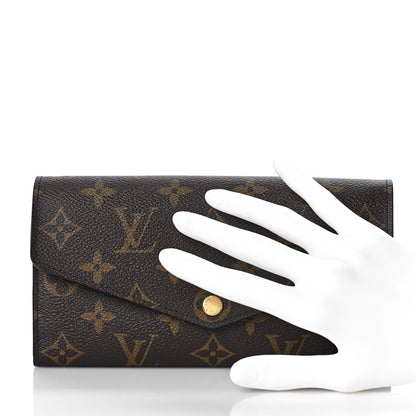 Louis Vuitton Monogram Sarah Wallet NM 2 of 9