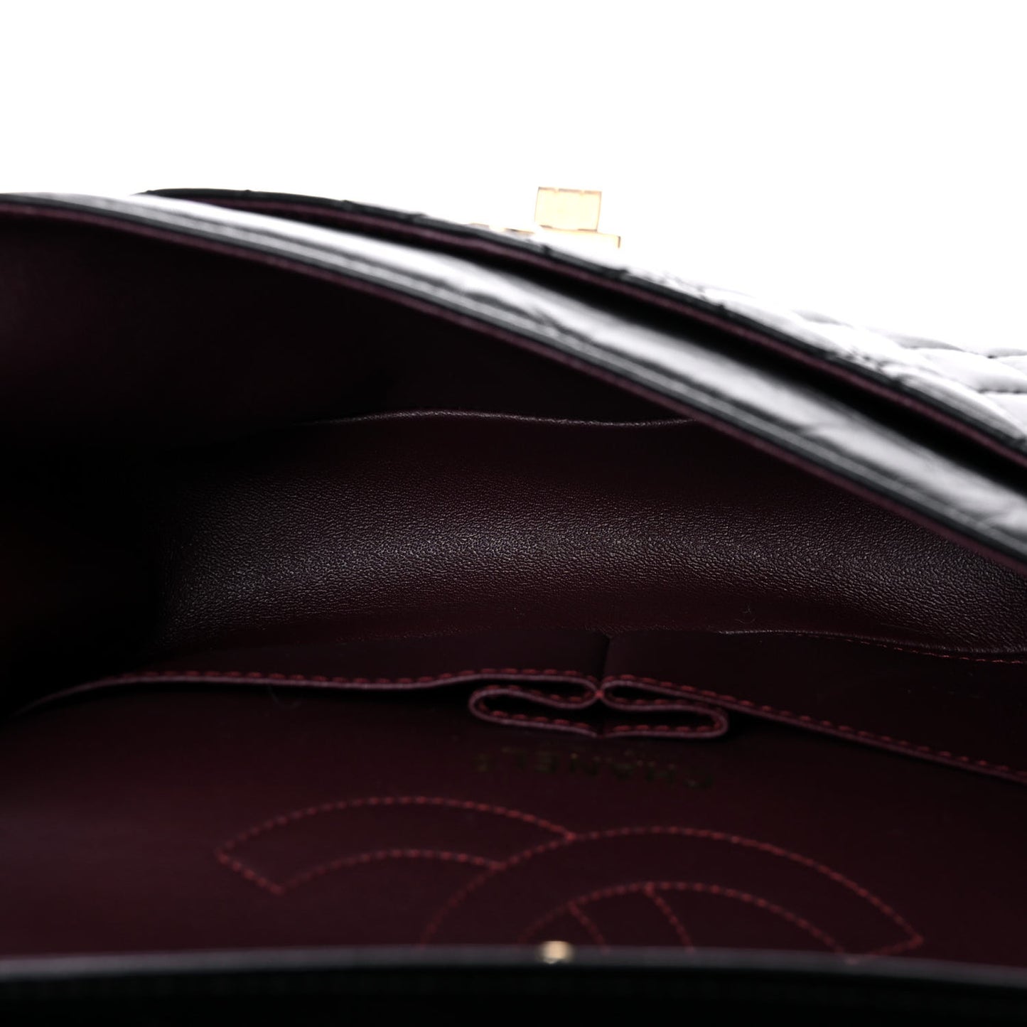 Aged Calfskin Quilted 2.55 Reissue 225 Flap Black