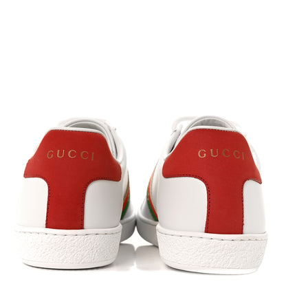 Gucci Calfskin Web Interlocking G Womens Ace Sneakers 38 White 5 of 9