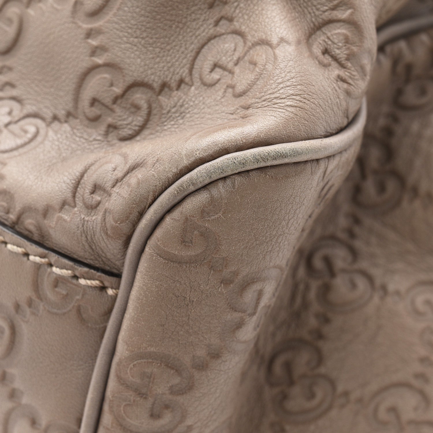 Gucci Guccissima Medium Sukey Tote Taupe 11 of 12