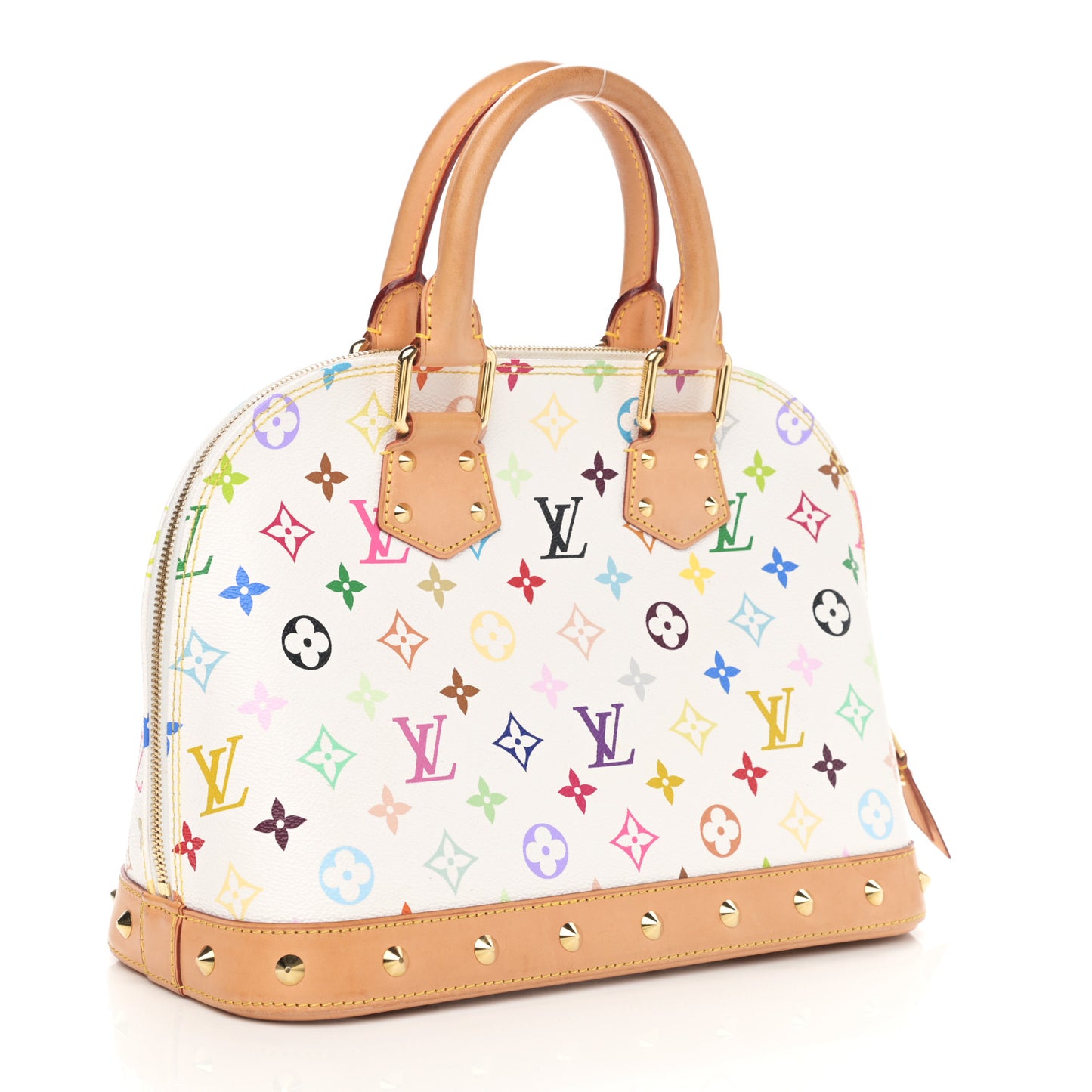 Monogram Multicolor Alma PM White