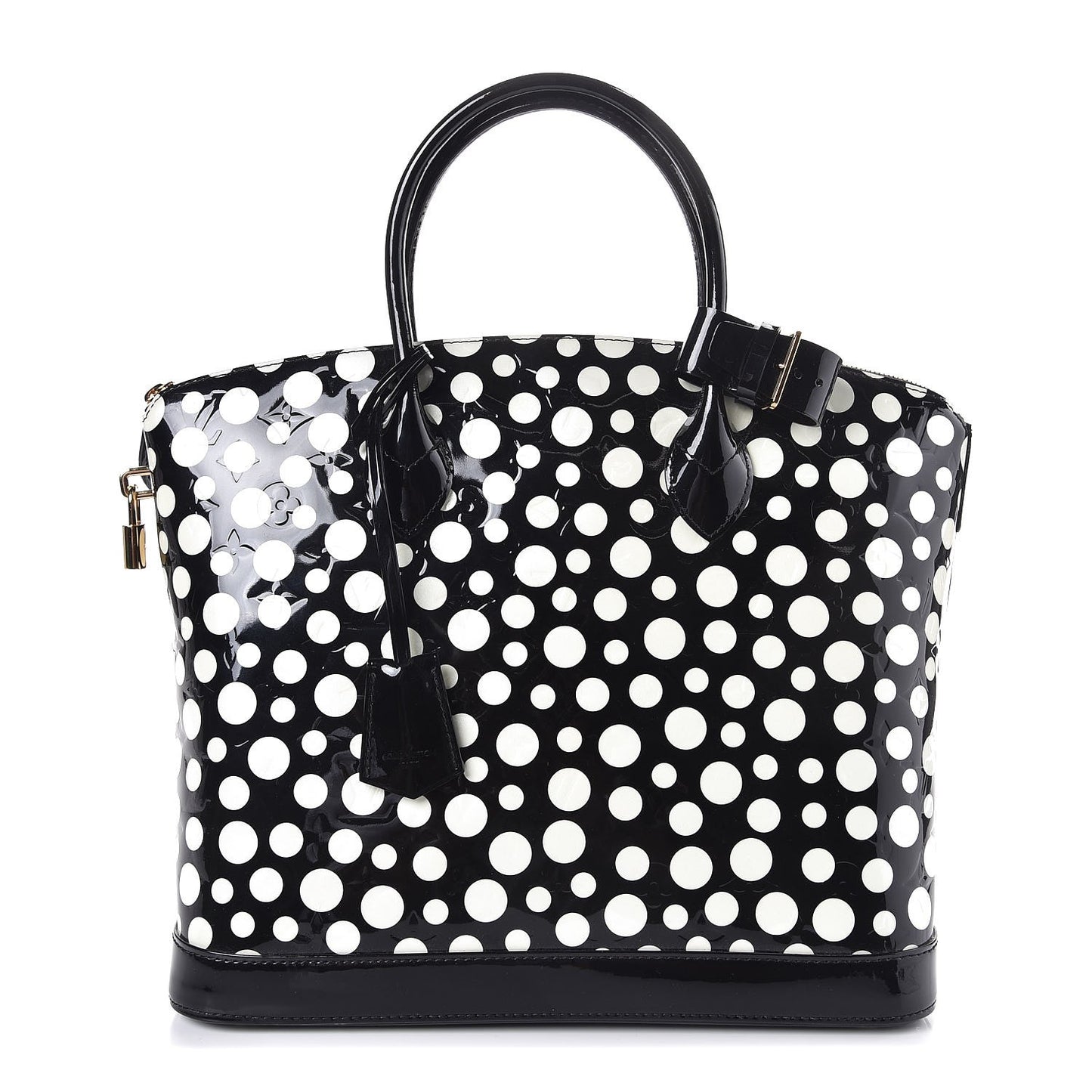 Vernis Kusama Infinity Dots Lockit MM Black