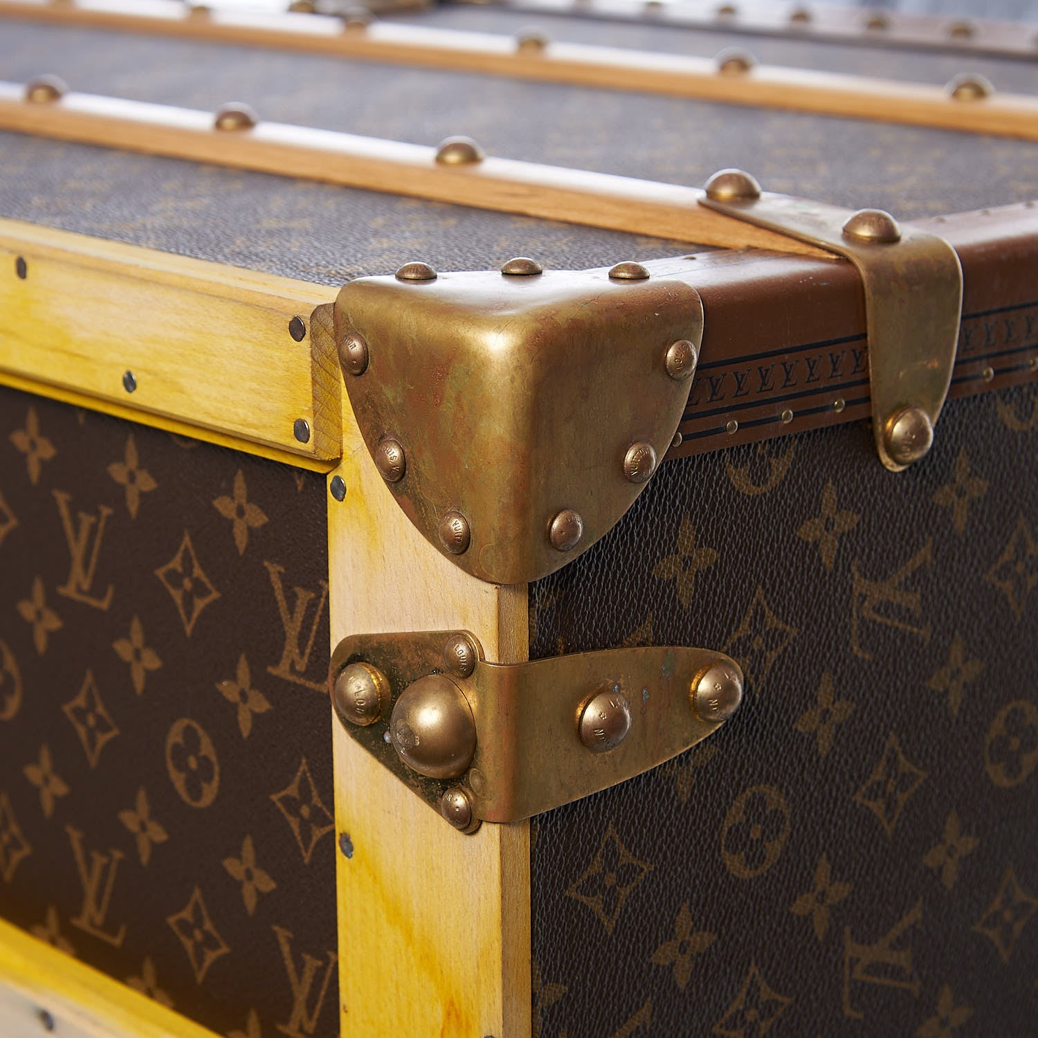 Louis Vuitton Monogram Malle Courrier Lozine Trunk 110 16 of 50