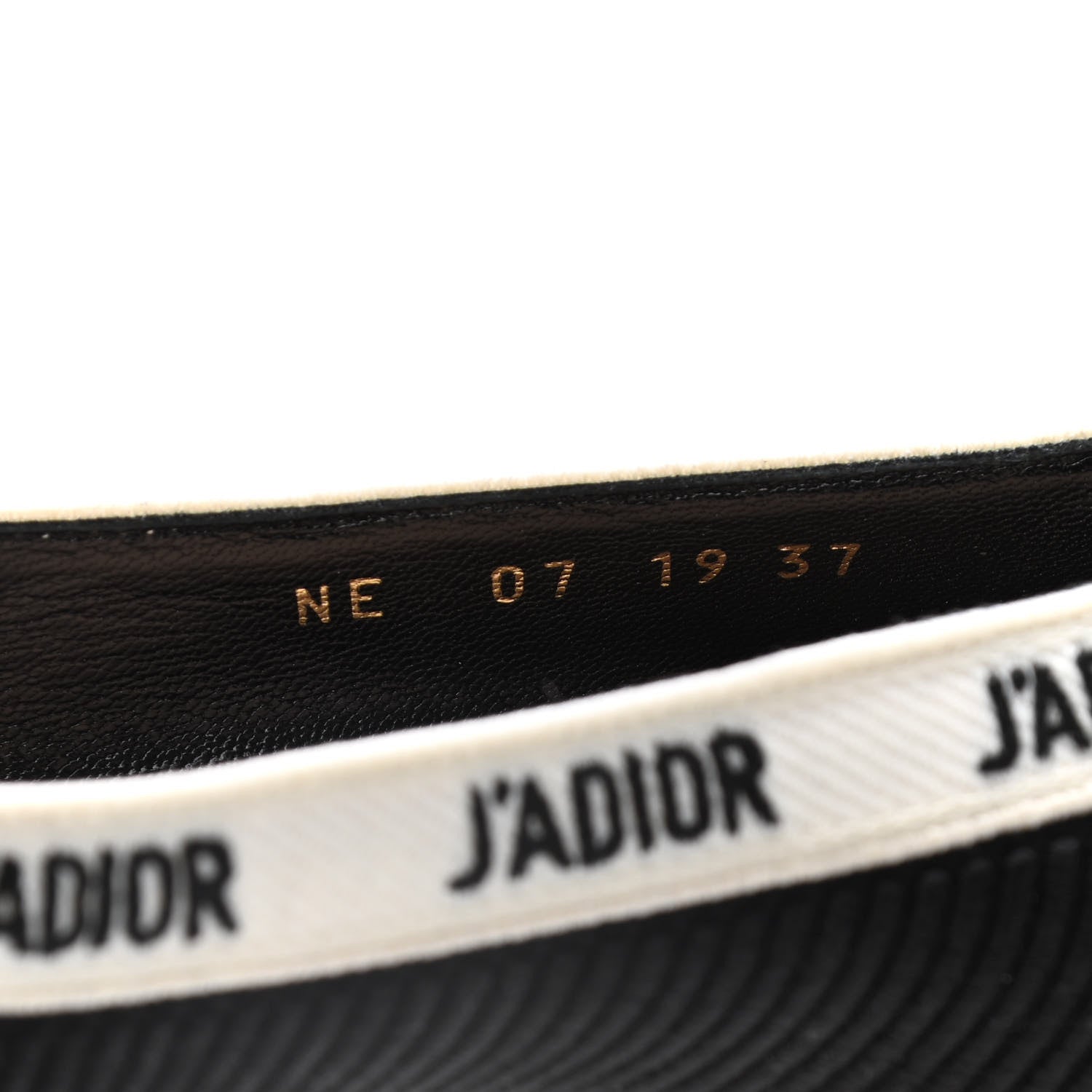 Christian Dior Technical Canvas Ribbon Embroidered J'Adior 100mm Pumps 37 Black 10 of 20