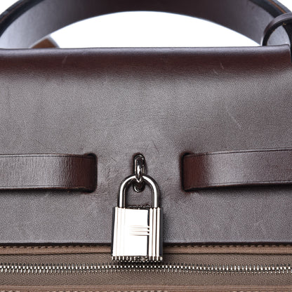 Hermes Toile Vache Hunter Herbag Zip 39 MM Etoupe Ebene 14 of 19