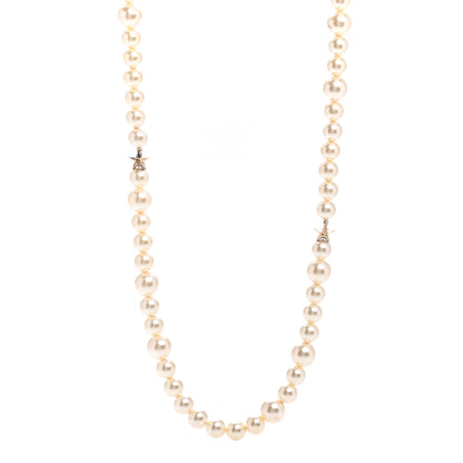 Chanel Pearl CC Star Necklace Light Gold 1 of 5