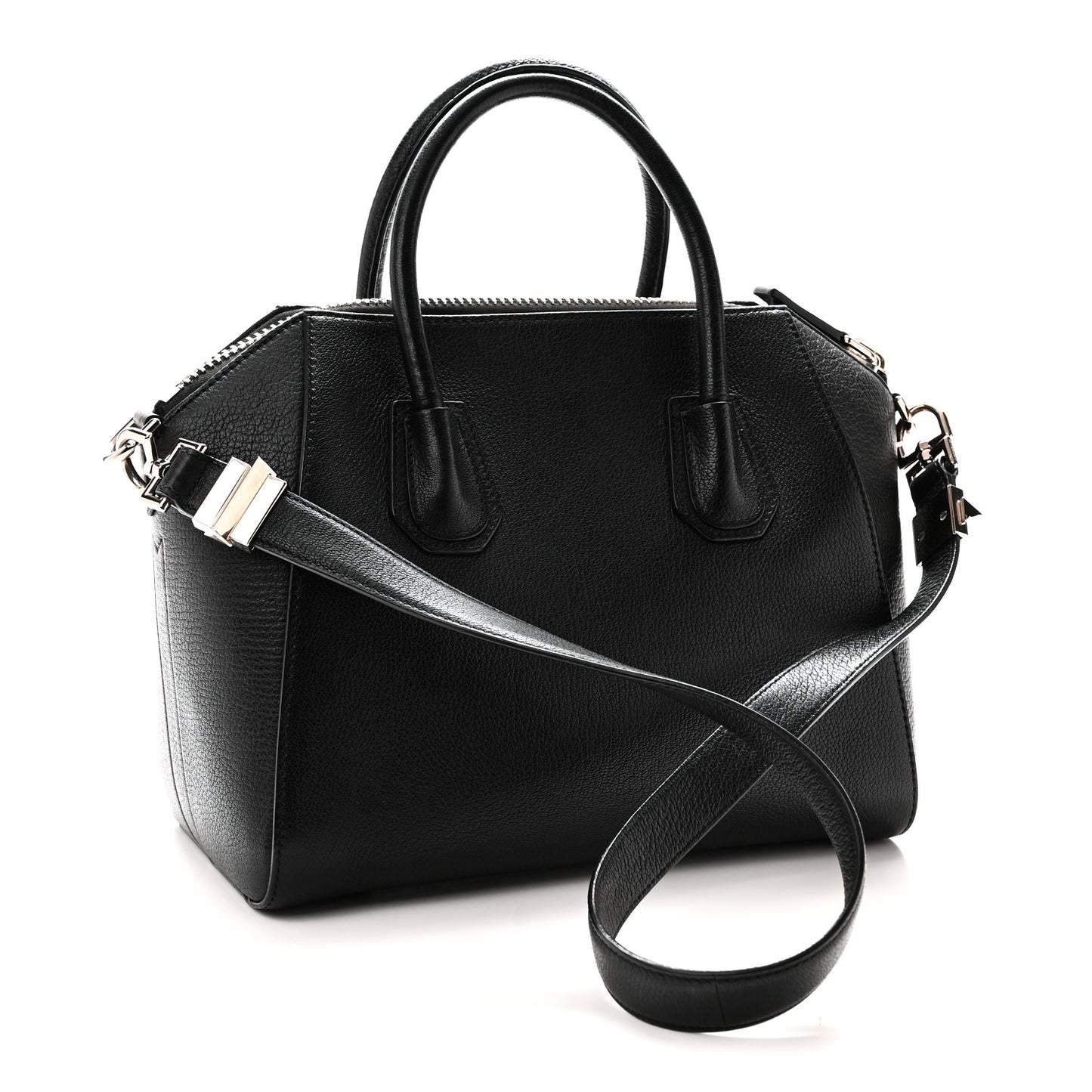 Sugar Goatskin Small Antigona Black
