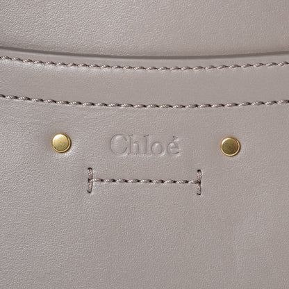 Chloe Calfskin Suede Small Roy Bag Motty Grey 8 of 10