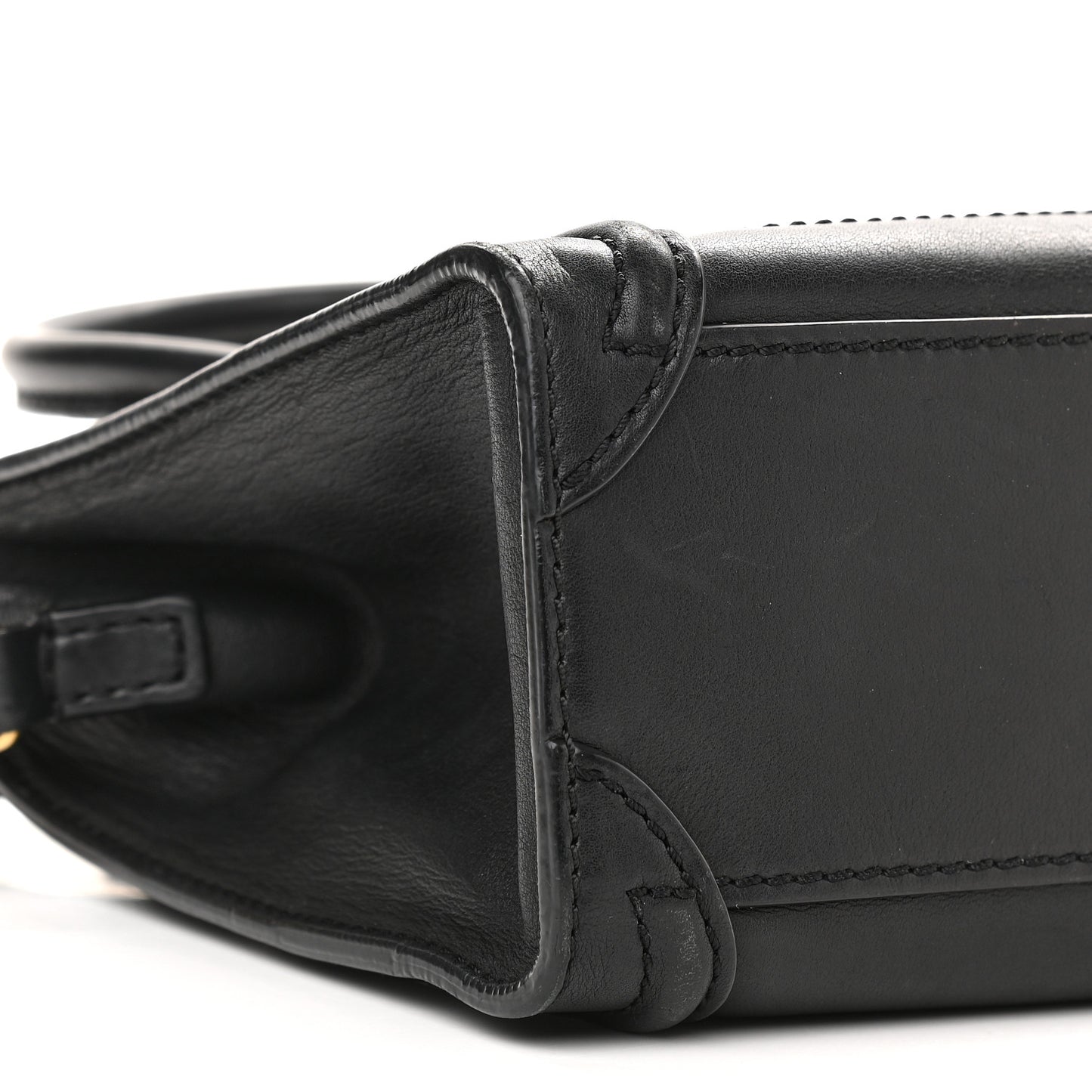 Smooth Calfskin Nano Luggage Black