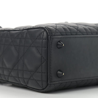 Christian Dior Ultra Matte Calfskin Cannage Small My ABCDior Lady Dior Black 9 of 16