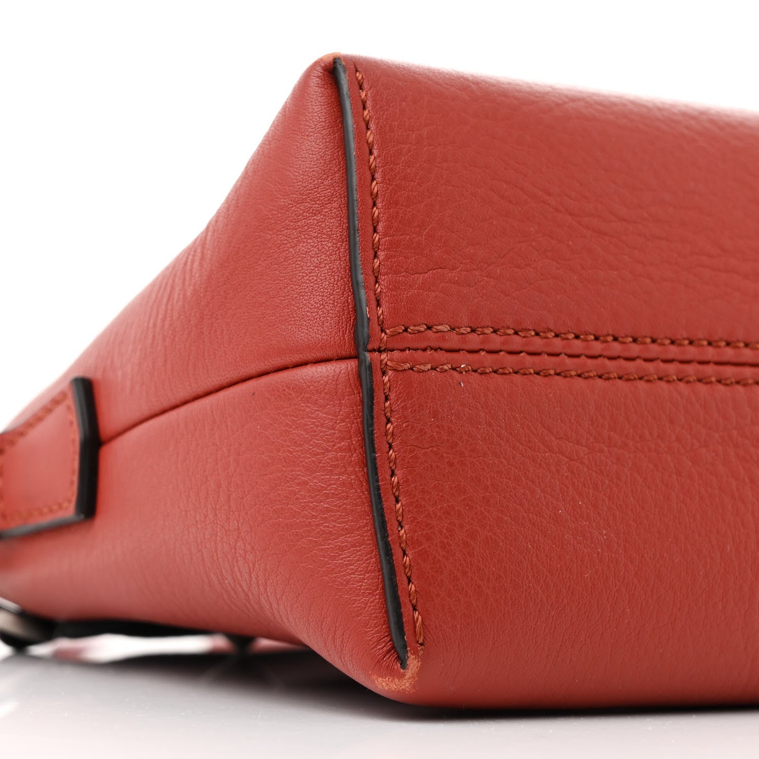 Fendi Vitello Dolce Mini By The Way Boston Bag Burgundy 9 of 10